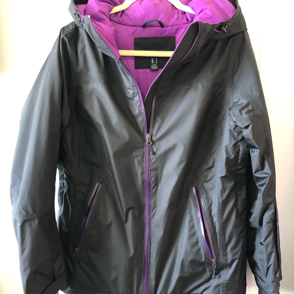 Land’s End Women’s Adirondack Coat Jacket Small Black Like New